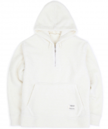 Fleece Hoodie zip - Ivory