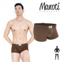 마노티(MANOTI) [마노티] 레이온 슬림핏 드로즈 브라운 Slimfit Line