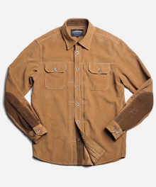 CORDUROY TRUCKER SHIRT _ BEIGE