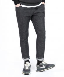 BT32 CROP BAND DENIM (WASHED BLACK)