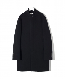 LOFI Crop Collar Coat (BLACK)