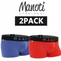 마노티(MANOTI) [마노티] 2장 1세트 블루 & 레드 Embo Line