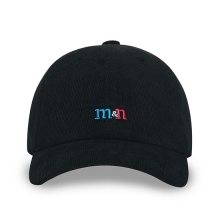 FRIEND CORDUROY BALL CAP BLACK