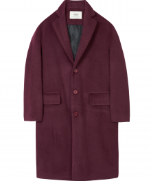 Oversize Single Coat - Burgundy