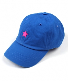 ONE STAR 6P CURVED BALL CAP BLUE