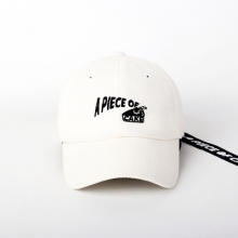 APOC CORDUROY LOGO CAP WHITE