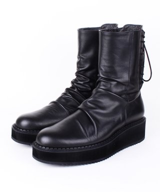 데이빗스톤(DAVID STONE) DVS DRAPE 003 back lace-up boots