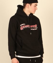 LETTERING HOODIE_BLACK