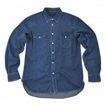 15FW WESTERN SHIRT BLUE