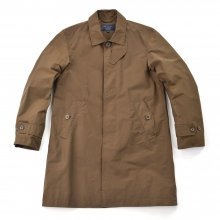 15FW WATERPROOFED WAXED MAC COAT BROWN