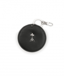 LEATHER° Coin BLACK - SILVER LOGO