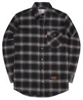 Basic Tartan Check Shirts - Black/Gray