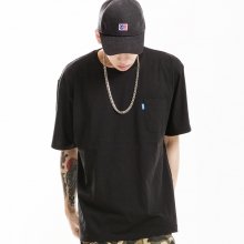 GWS301 POCKET SHORT SLEEVE TEE BLACK