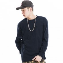 GWL300 BLANK LONG SLEEVE TEE NAVY