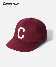 TWILL C LOGO B.B CAP BURGUNDY