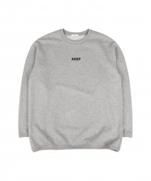 KEEP COLOR SWEATSHIRTS (GREY) [HUSMTL001GRY]