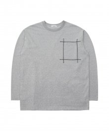 STICK OUT TEE (GREY) [HUSMTL007GRY]