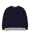 DOUBLE SWEATSHIRT (NAVY) [HUSMTL012NAY]