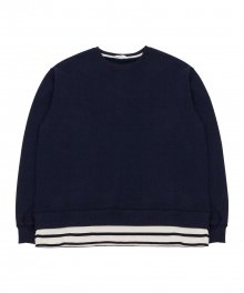 DOUBLE SWEATSHIRT (NAVY) [HUSMTL012NAY]