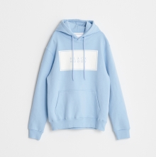 16 SS BASIC LOGO HOODIE SKYBLUE