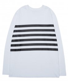 Stripe Detailed T-Shirt - White