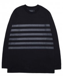 Stripe Detailed T-Shirt - Black