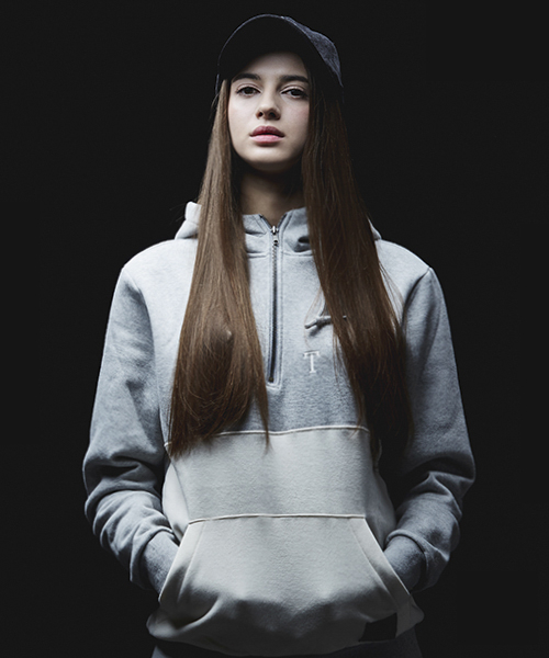 코로츠(corotts) CRT 아노락 후드 그레이