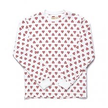 NOMANTIC HEART PATTERN LOGO SWEAT SHIRT [COLLECTION LINE]