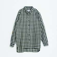 FLANNEL CHECK SHIRTS BLACK