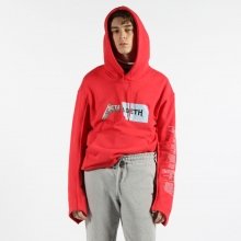 METAL-DETH OVERSIZED HOODIE (RED)