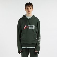 METAL-DETH OVERSIZED HOODIE (HUNTGREEN)