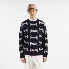 FANTASTIC LETTERING PULLOVER (NAVY)