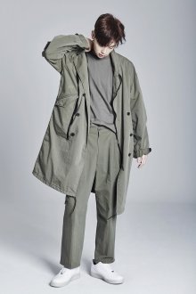 MILITARY TRENCH COAT KHAKI