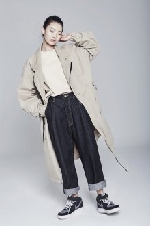 MILITARY TRENCH COAT BEIGE