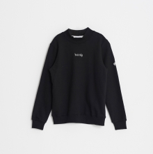 HOODY MIDNECK SWEATSHIRTS BLACK