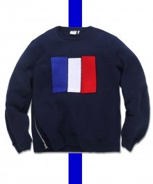 1000g heavy weight sweatshirt trico -navy- / 프랑스맨투맨 네이비