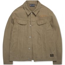 M#0903 oversize trucker jacket (beige)