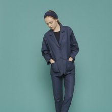 linen jacket_navy