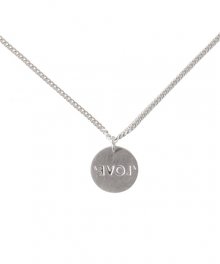 16 SPRING LOCLE SILVER NECKLACE - LOVE