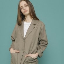 linen jacket_khaki