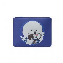 COOKIE DOG LEATHER CLUTCH