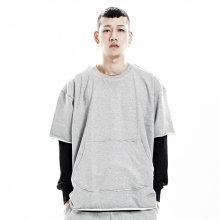 GWC101 SHORT SWEATSHIRT - GREY