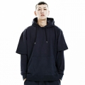 GWH101 SHORT HOODIE - NAVY