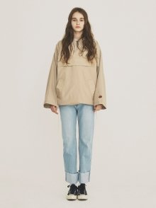 Oversize anorak beige