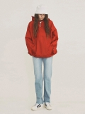 Oversize anorak red