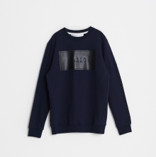 16 SS BASIC LOGO CREWNECK SWEATSHIRTS NAVY