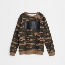 16 SS BASIC LOGO CREWNECK SWEATSHIRTS CAMO