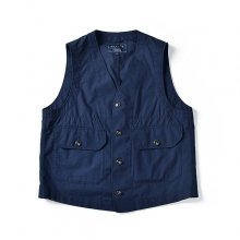 16SS COTTON CASUAL VEST NAVY