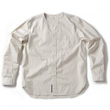 ANDBESLOW 16SS COLLARLESS SHIRT IVORY