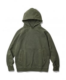 Boyer Pigment Dyed Hoodie Olive